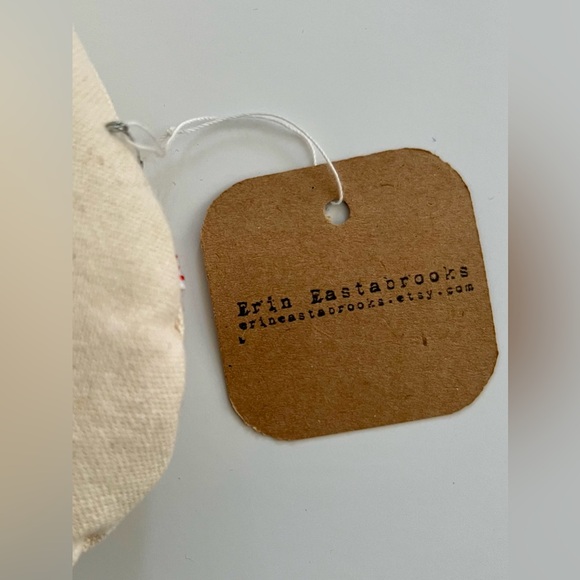 Small Handmade Decorative Bird Pillow - Picture 3 of 4